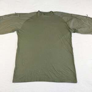Rothco Olive Drab Long Sleeve Army Combat Shirt with Sleeve Pockets Size L